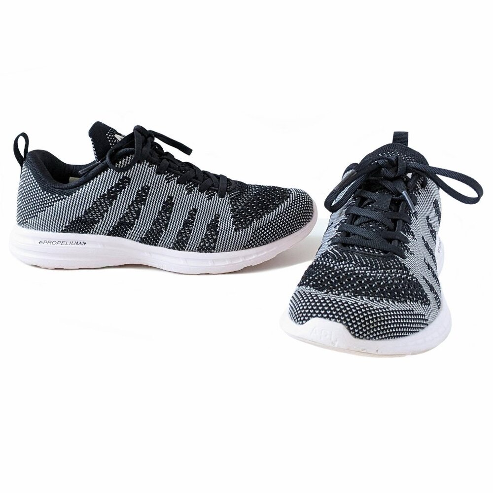 APL Techloom Pro Sneakers In Black / Bleached Pink Size 8.5 - Picture 14 of 16